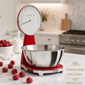 ترازو آشپزخانه عقربه‌ای دیجیتال اسمگ smeg مدل KSF01 قرمز